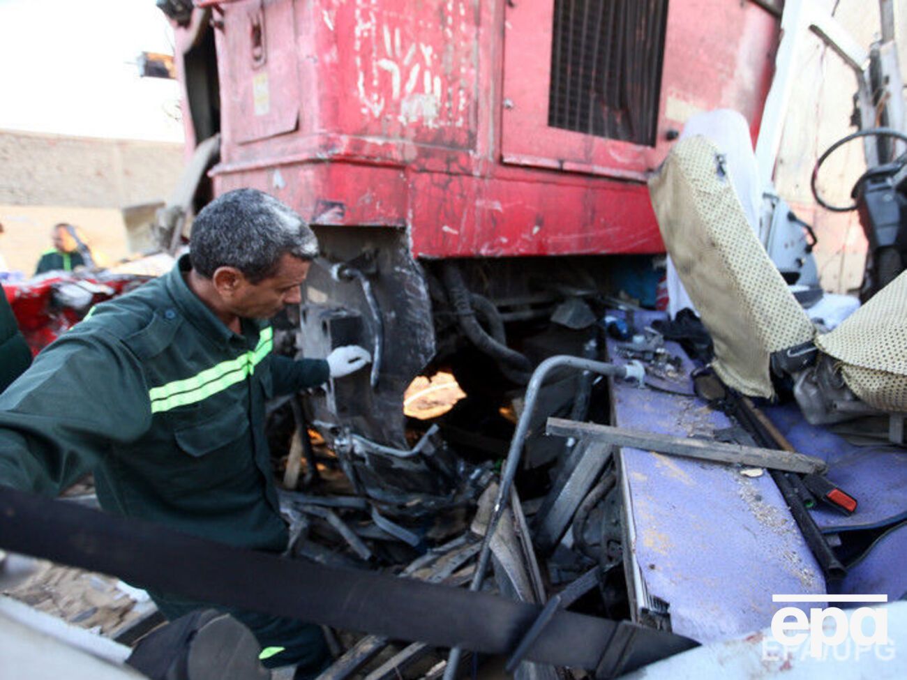 В Египте снова поезд попал в крупную аварию