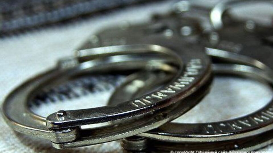 Задержанного передали сотрудникам Национальной полиции