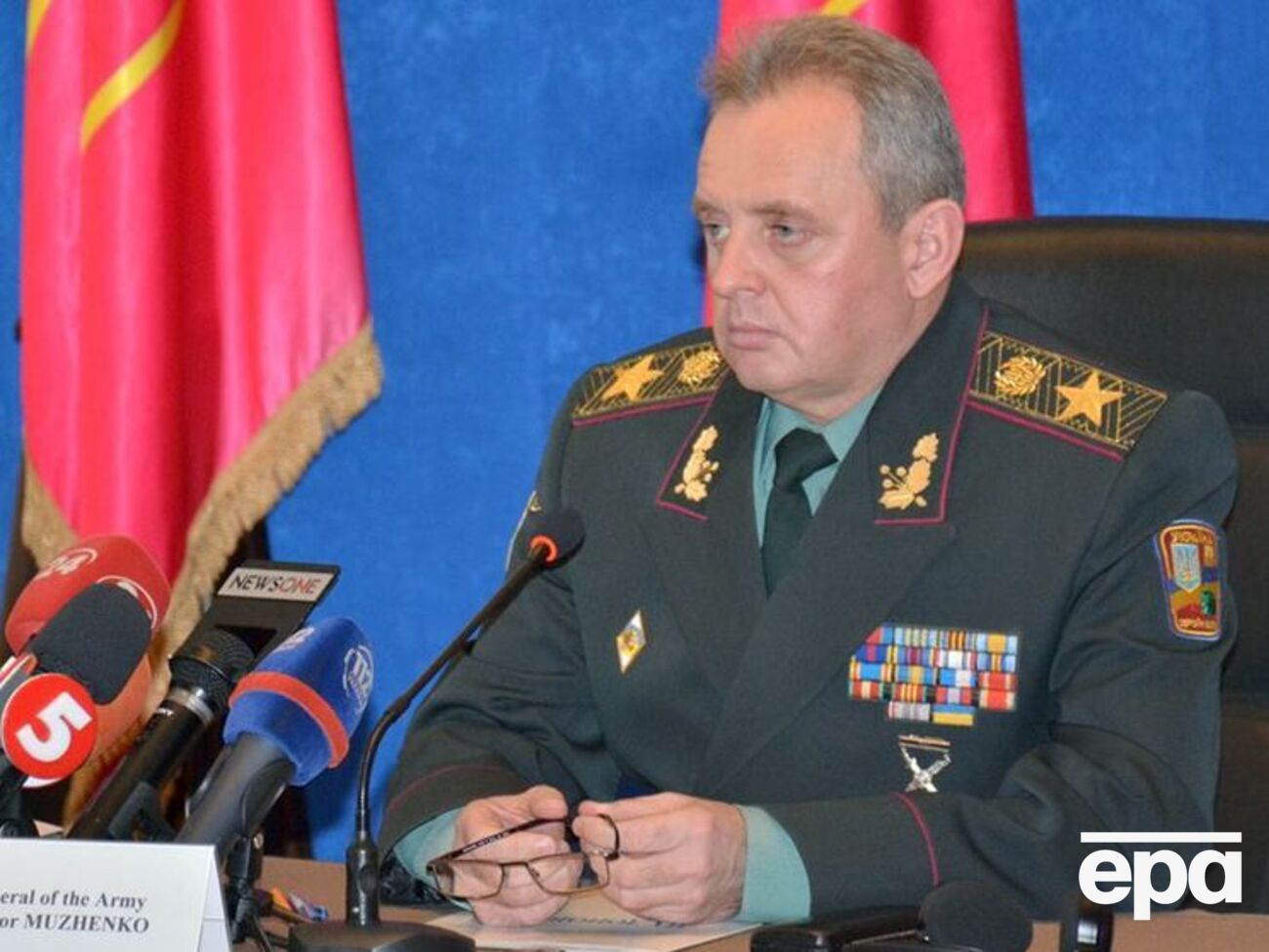 Глава Генштаба ВСУ Виктор Муженко 10 февраля посетил полигон "Широкий Лан" и встретился с бойцами 53-й бригады