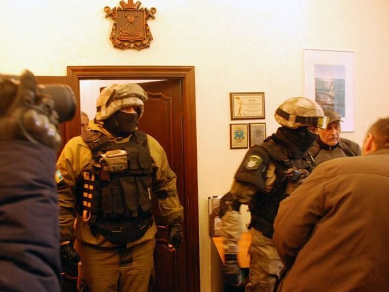 У задержанных изъяли оружие и амуницию