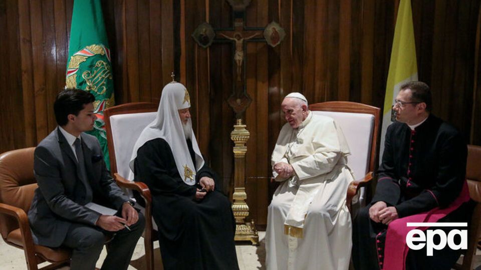 Франциск и Кирилл проводят встречу в аэропорту Гаваны