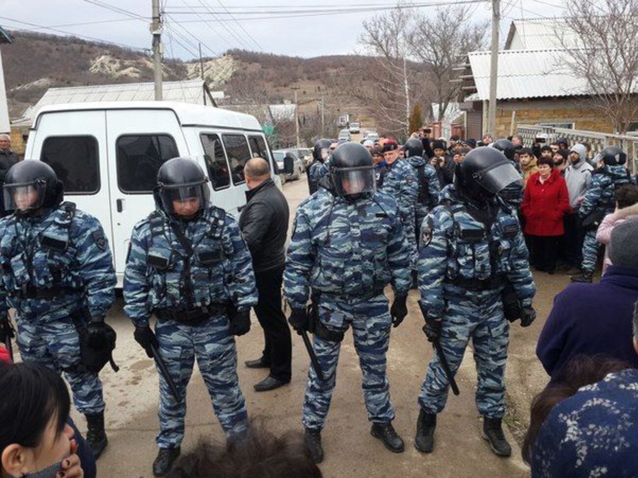 Обыск в селе Холмовка