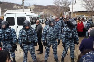 Обыск в селе Холмовка