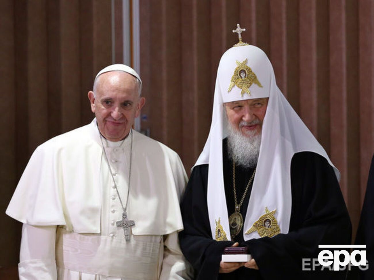 Папа и глава РПЦ призвали мировое сообщество сплотиться, чтобы покончить с насилием и с терроризмом