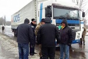 В Сумской области начали блокировать российские фуры