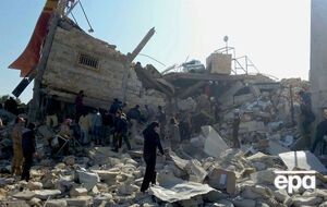 Разрушенный госпиталь "Врачей без границ" на севере Сирии