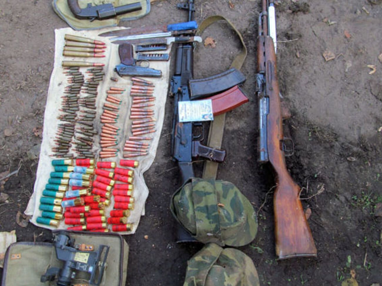 Оружие захватчиков Славянска