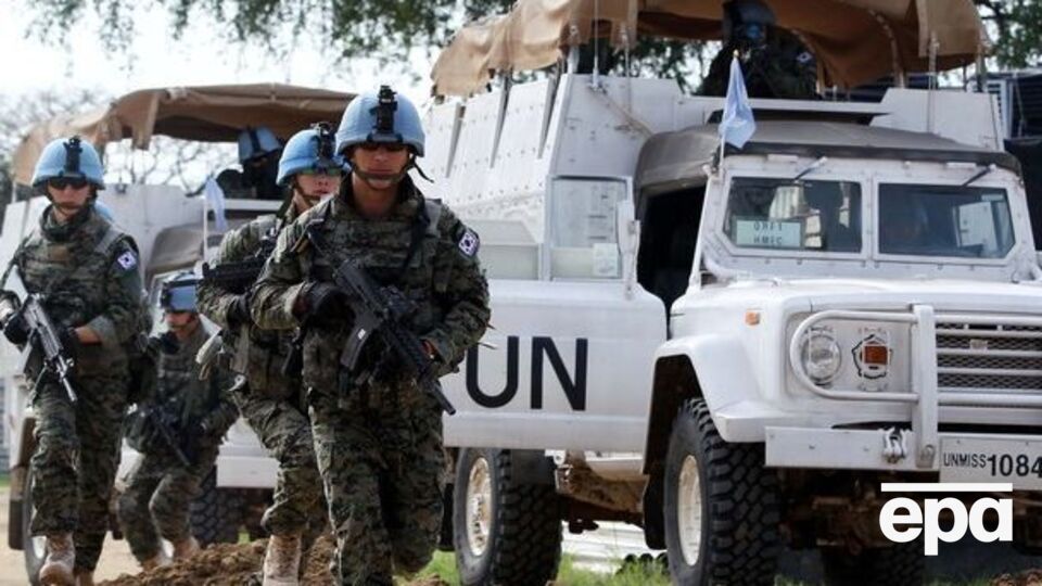 Южнокорейские солдаты выполняют роль миротворцев в Южном Судане