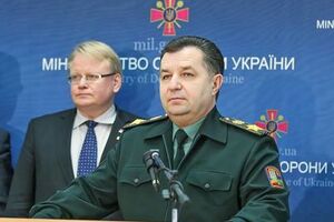 Министр обороны Украины Степан Полторак со шведским коллегой Петером Хульквистом