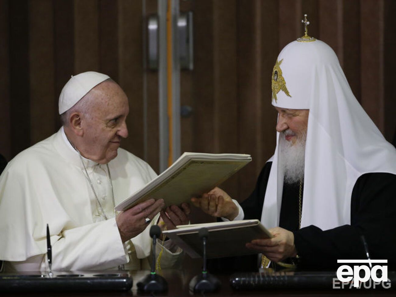 Франциск отреагировал на заявление Святослава