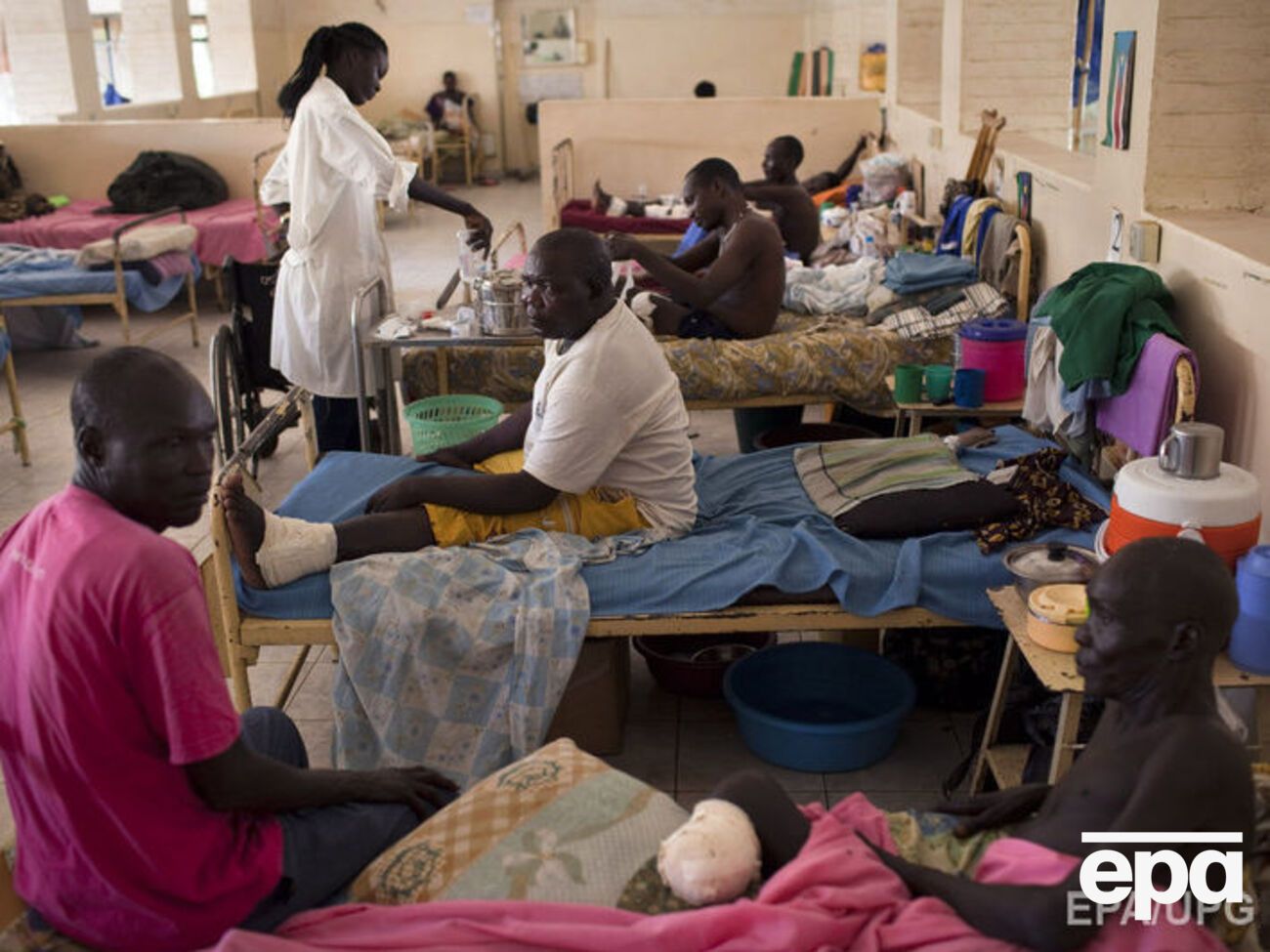 Лагерь беженцев в Южном Судане