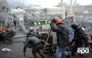 Столкновения на Институтской, утро 20 февраля 2014 года