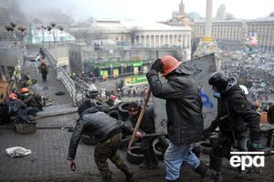 Столкновения на Институтской, утро 20 февраля 2014 года
