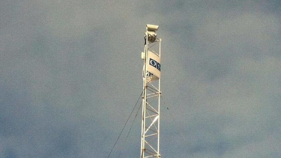 Камера на вышке в Широкино