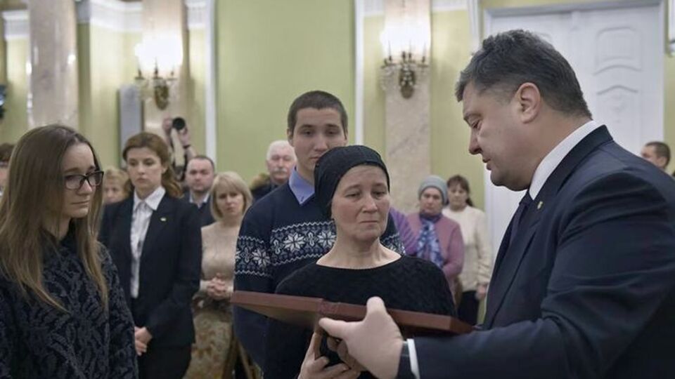 Святослав Цеголко: Награду получила вдова Героя Галина Орленко