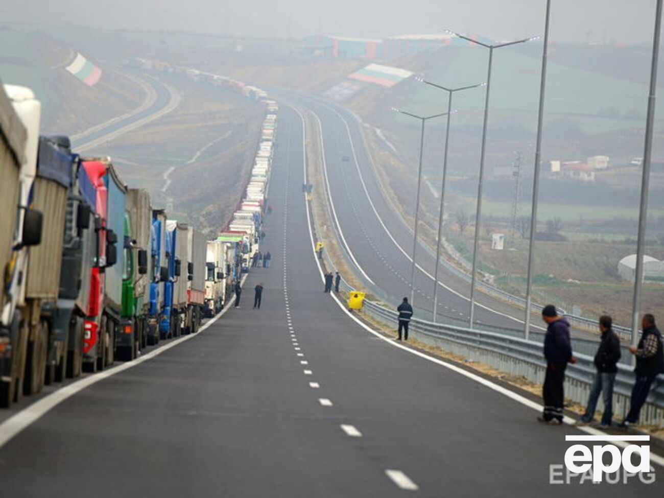 На болгарско-греческой границе накапливается автотранспорт