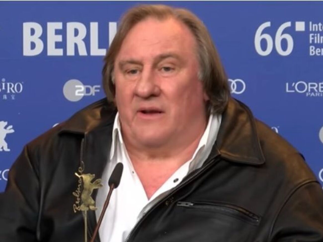 Жерар Депардье на Берлинале