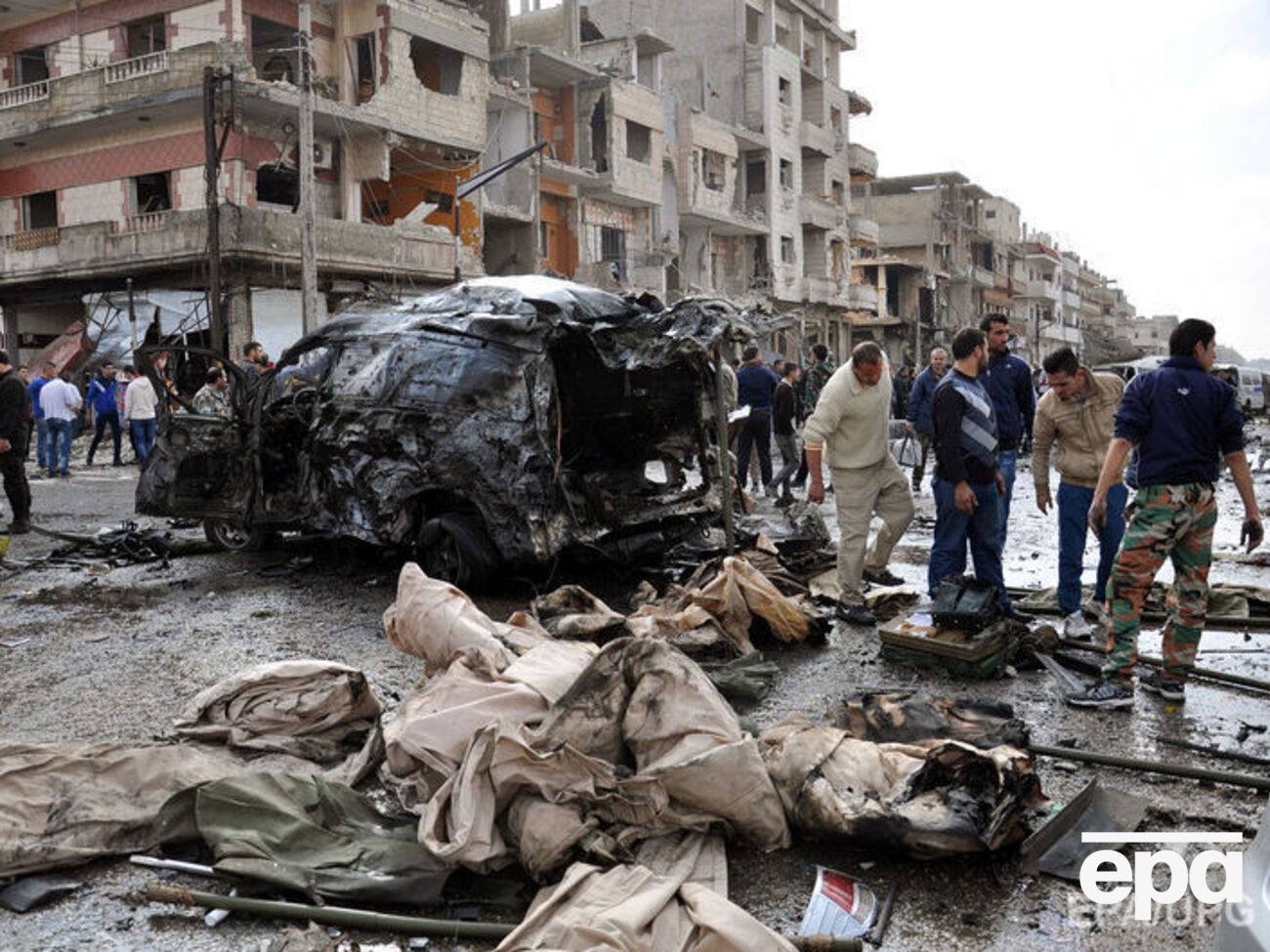 Результаты взрыва в Хомсе