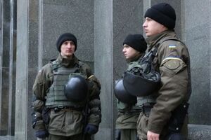 Киевский гарнизон Нацгвардии участвует в охране порядка в столице