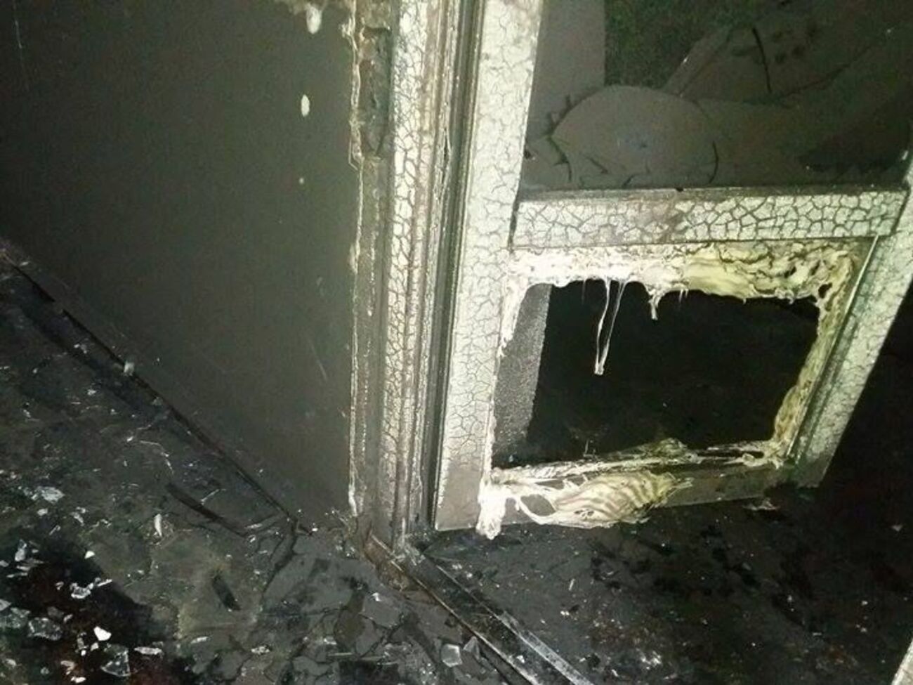 Офис Автомайдана сгорел дотла