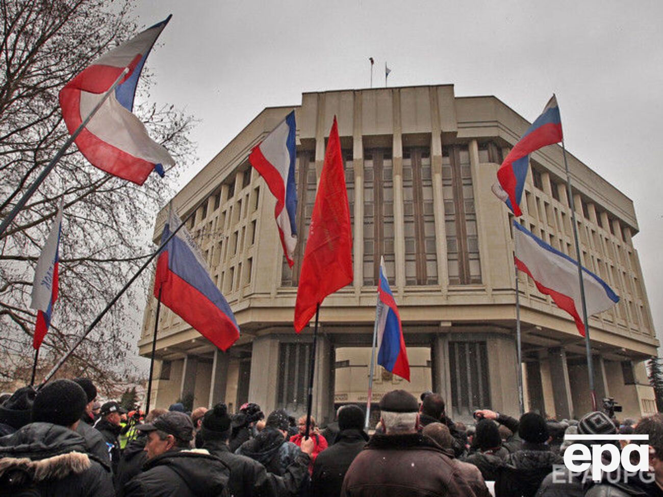 Симферополь, февраль 2014 года