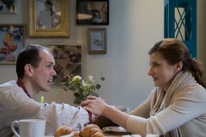 Марина Порошенко встретилась с переселенцем с ДЦП, которого выставили из львовского ресторана. Фоторепортаж