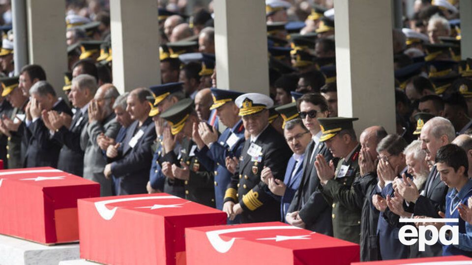 Похороны жертв теракта