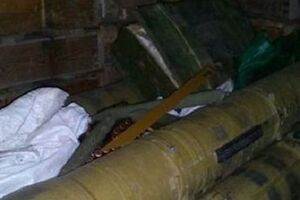 В тайнике были противотанковые ракеты, гранатометы, пулеметы