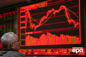 На китайской фондовой бирже очередной обвал