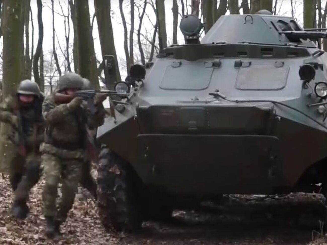Нацгвардейцы в Тернополе провели военные учения