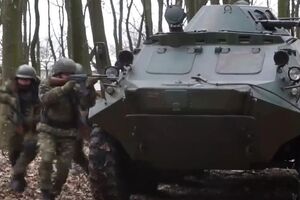 Нацгвардейцы в Тернополе провели военные учения