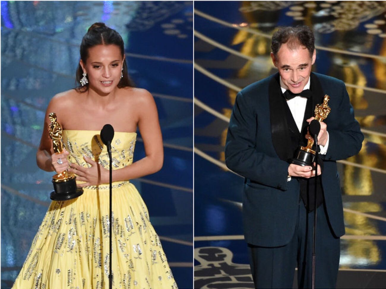 Викандер и Райленс получили свои первые "Оскары"