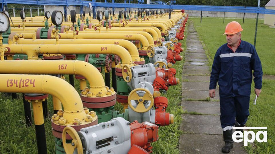 За зиму Украина использовала около 40,8% своих запасов газа
