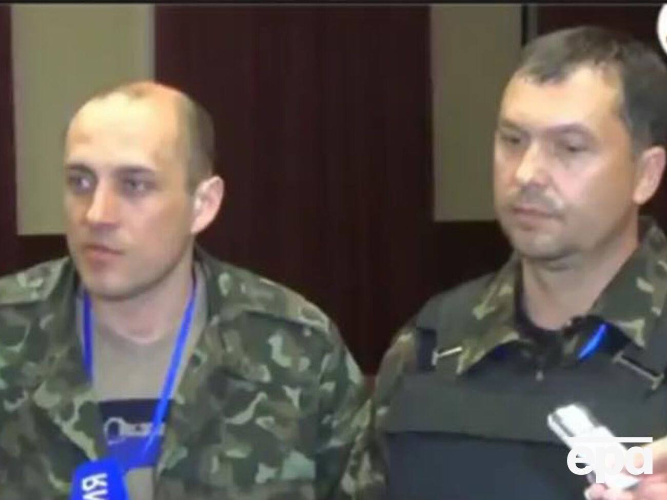 Бывшие главари боевиков "ЛНР" Корсунский (слева) и Болотов