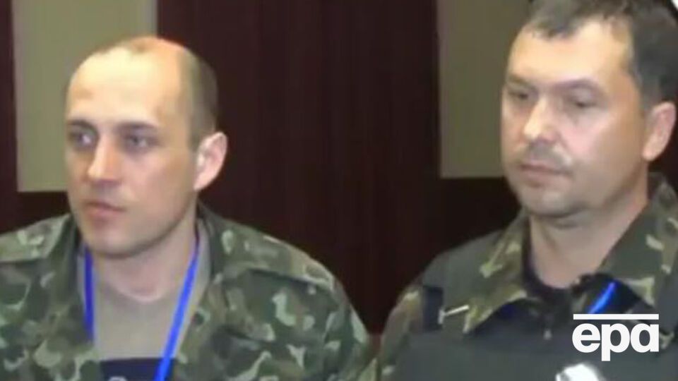 Бывшие главари боевиков "ЛНР" Корсунский (слева) и Болотов