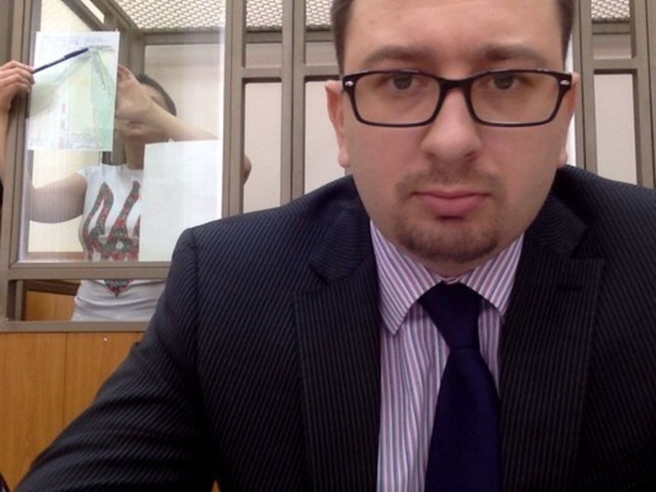 Николай Полозов в Донецком суде Ростовской области (РФ)
