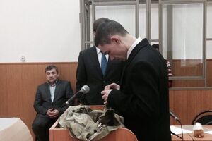 Харьковский эксперт во время допроса