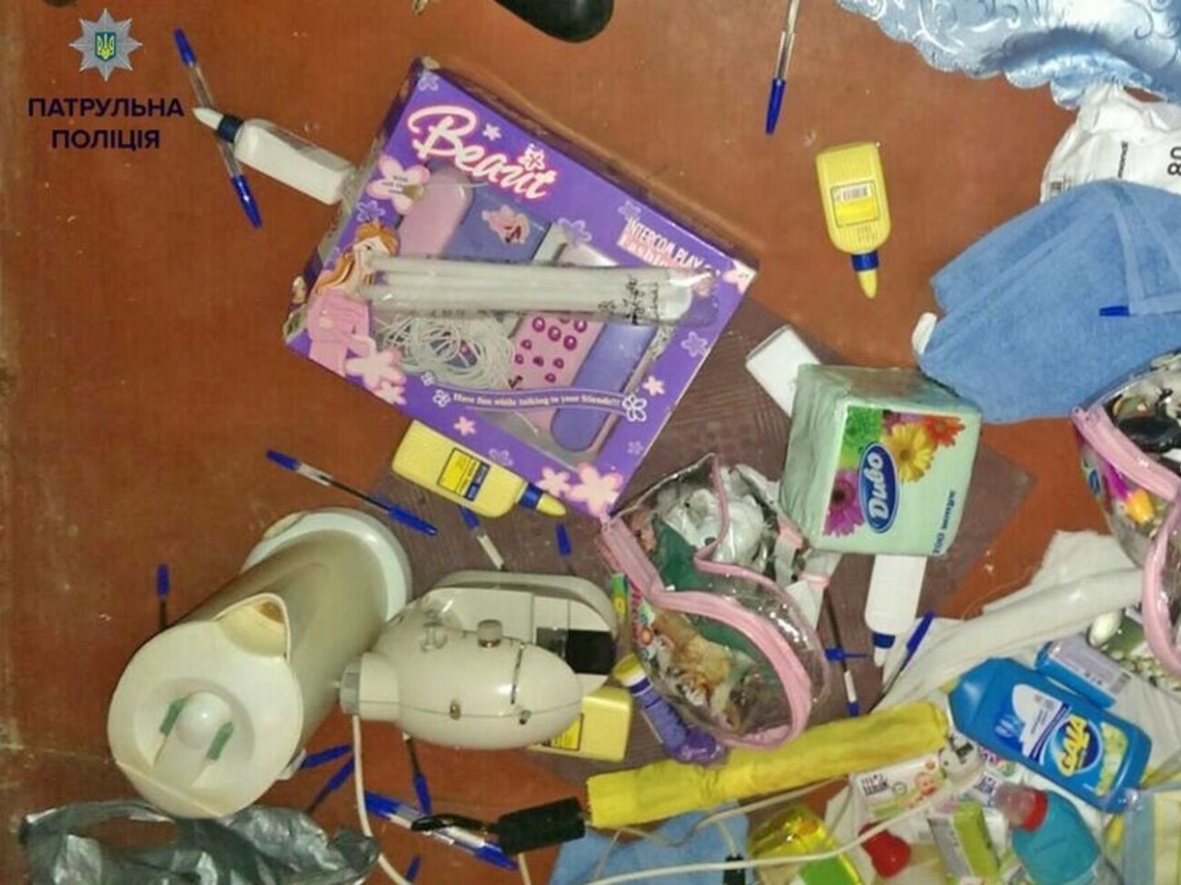 Воры украли даже детские игрушки