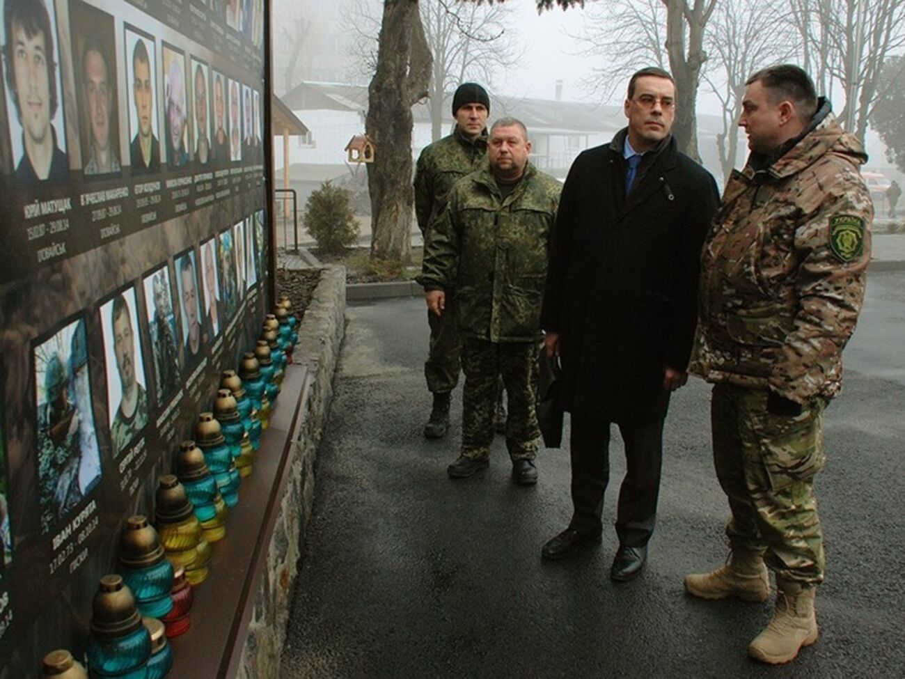 Полк "Днепр-1" посетил военный атташе Франции в Украине полковник Маллар. Фоторепортаж