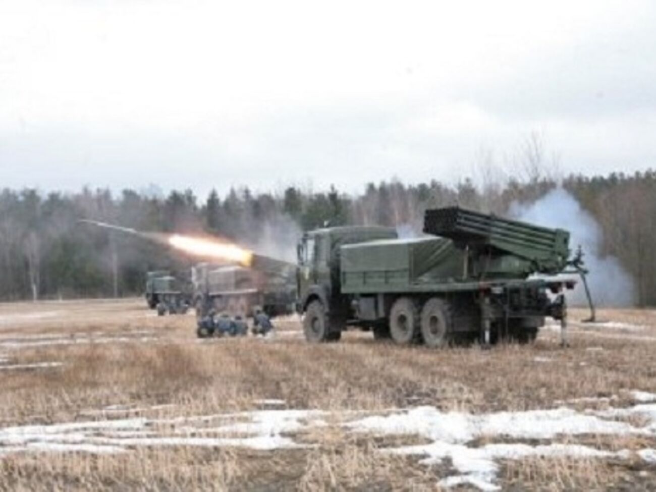 Подготовка ракетных войск и артиллерии с 3 по 5 февраля в белорусском Полесье