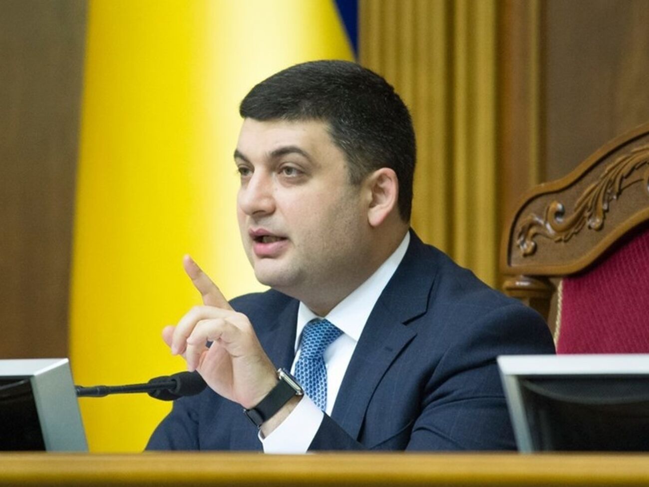 Председатель Верховной Рады Владимир Гройсман: Мы продолжим реализовывать программу "Электронный парламент"