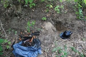 Фрагменты оружия были найдены в водоеме и в прибрежной полосе