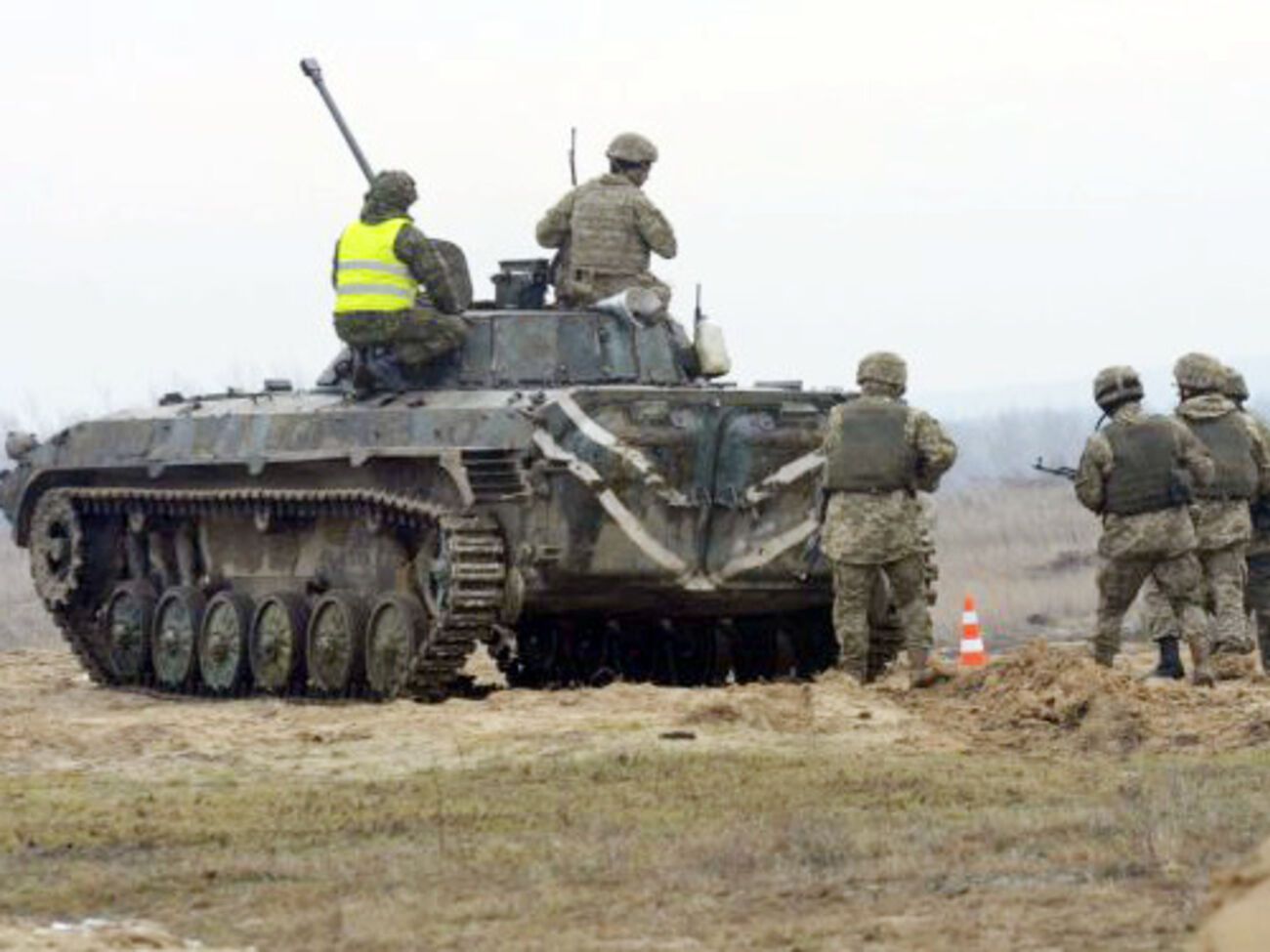 На Яворивском полигоне инструкторы армии США продолжают обучение украинских военных