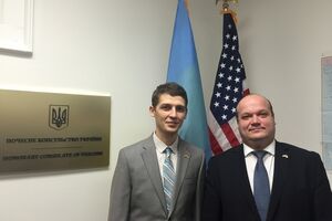 Почетный консул Украины Валерий Голобородько и посол Украины в США Валерий Чалый