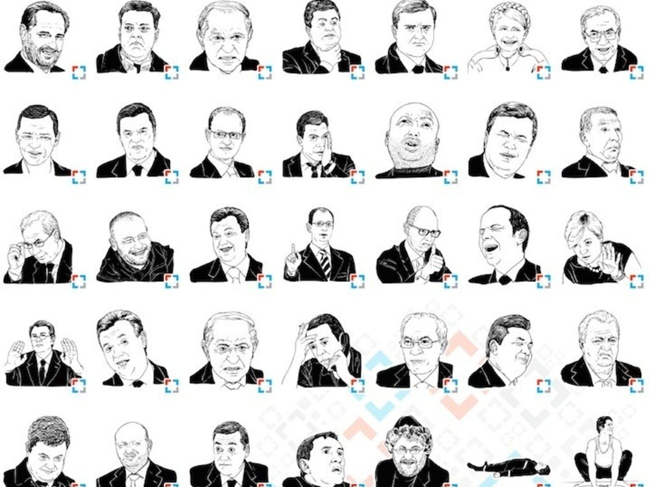 В Telegram появился набор стикеров с изображением украинских политиков