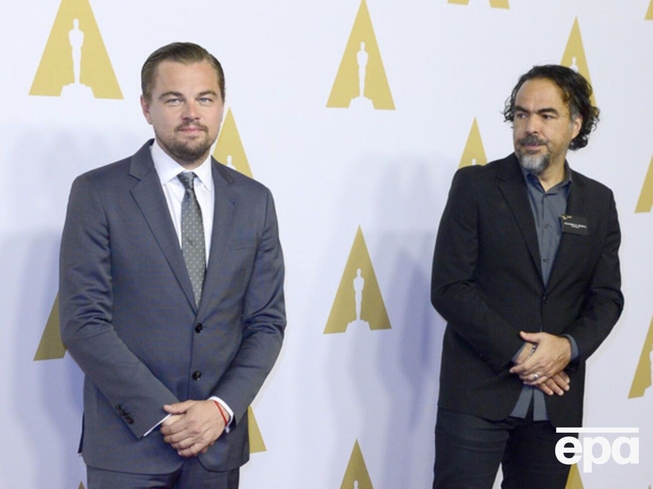 ДиКаприо и режиссер&nbsp;Алехандро Иньярриту позировали перед камерами вместе