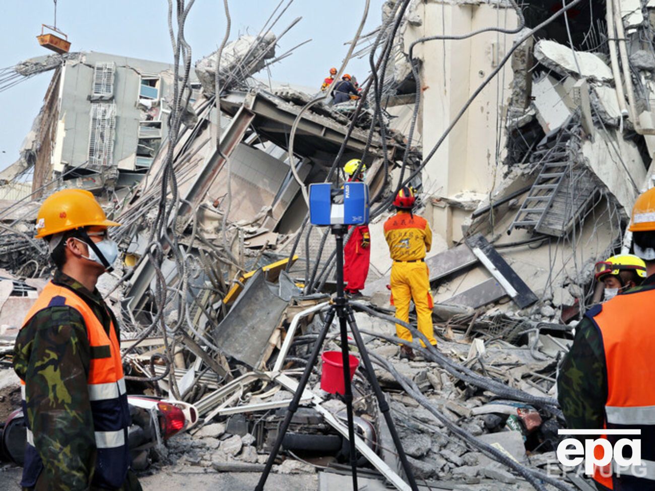 На пострадавшем от землетрясения Тайване продолжаются спасательные работы &nbsp;&nbsp;