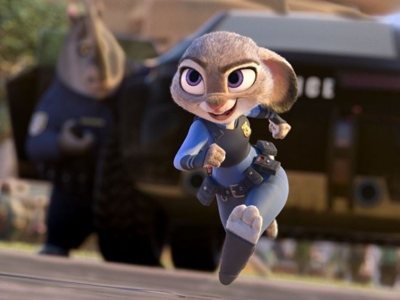 Зайчиха Джуди --- одна из главных героинь нового мультфильма