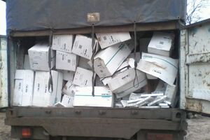 "Урал" вез в столицу Украины сигареты, произведенные на оккупированной территории