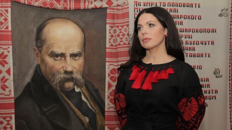 Влада Литовченко представила шевченковскую выставку. Фоторепортаж